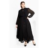 Women's Plus Size Yasmin Maxi Dress - black | CITY CHIC - image 3 of 4