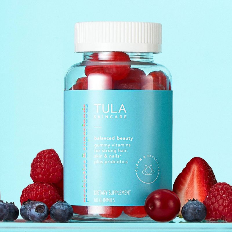 TULA SKINCARE Vegan Balanced Beauty Gummy Vitamins Plus Probiotic - 60ct - Ulta Beauty, 4 of 7