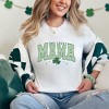Simply Sage Market Women's Lucky Mama Varsity Clover Short Sleeve Graphic Tee - 2 of 4