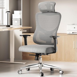 NicBex Ergonomic Office Chair with Lumbar Support,Computer Desk Chair with Adjustable Headrest,3D Armrests,Mesh Office Chair with Wheels - 1 of 4