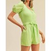 Women's PUFF SLEEVE ROMPER - &merci - 2 of 4