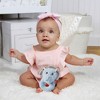 Bearington Bearington Lil' Tracer Plush Stuffed Animal Dinosaur Soft Ring Rattle, 5.5 inch - 2 of 4