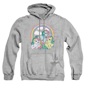 My Little Pony Retro Under The Rainbow Adult Pull-Over Hoodie - 1 of 4