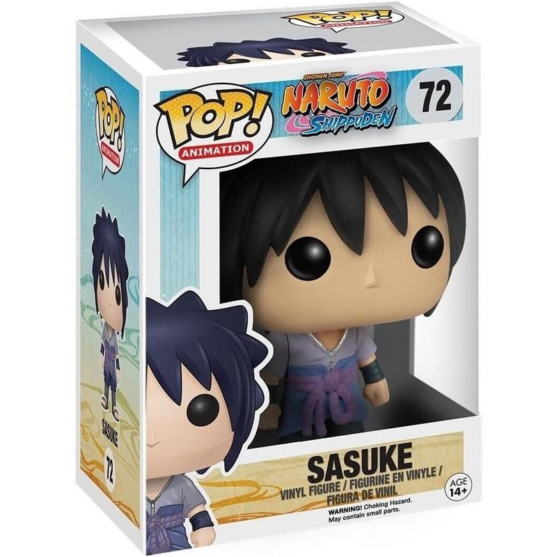 Funko POP Anime: Naruto Shippuden Sasuke Vinyl Figure #72 #6367, 3 of 4