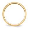 Black Bow Jewelry 2mm to 6mm 10K Yellow Gold Half Round Standard Fit Band - 2 of 4