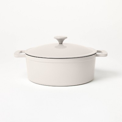 Made In Small Dutch Oven: Antique White 3.5 QT