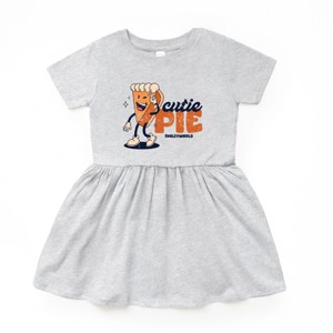 SmileyWorld Cutie Pie Pumpkin Pie - Toddler Graphic Dress and Infant Dress - 1 of 4