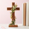 Juvale Unfinished Wood Home Decor Standing Table Cross (3 Pack) - 3 of 4