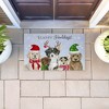 Stupell Industries Happy Howlidays Puppies Printed Outdoor Door Mat, design by Brett Blumenthal, 18"x30" - 4 of 4