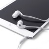 Insten 3.5mm Wired Earbuds, In-Ear Stereo Earphones & Headset for Android Smartphones, PC, Laptops, White/Silver - 3 of 4