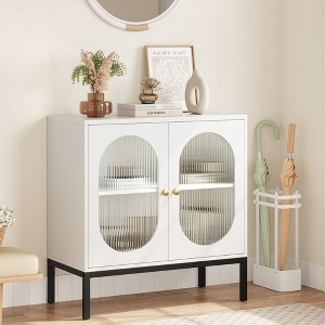 Jojoka Buffet Storage Cabinet, Sideboard Cabinet with Adjustable Shelves and 2 Doors - 1 of 4