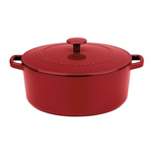 Cuisinart Chef's Classic 7qt Red Enameled Cast Iron Round Casserole with Cover - CI670-30CR