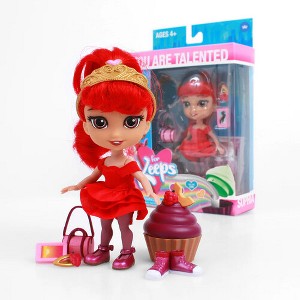Loyal Subjects - Loyal Subjects - For Keeps - Sophia Girl with Cupcake Keepsake Cherry Red 5" Action Figure (Net) - 1 of 4