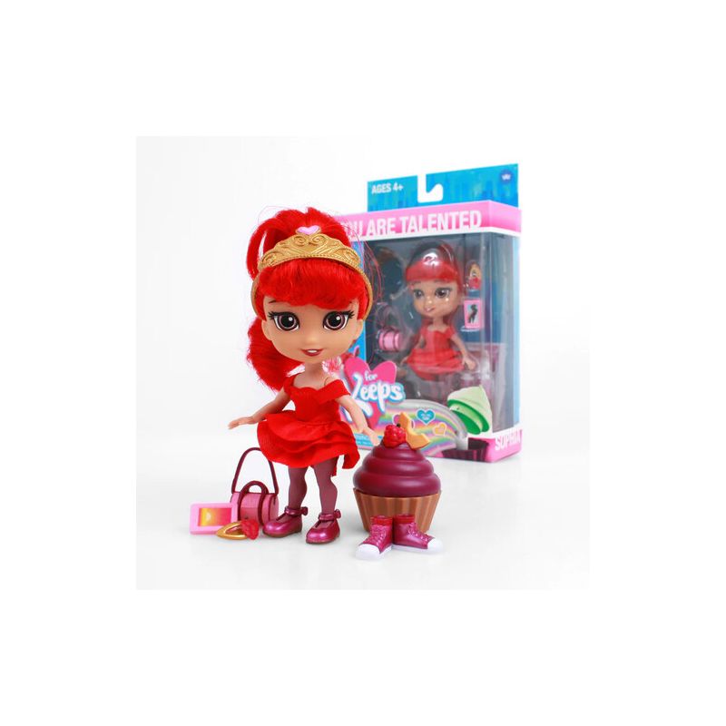Loyal Subjects - Loyal Subjects - For Keeps - Sophia Girl with Cupcake Keepsake Cherry Red 5" Action Figure (Net), 1 of 6