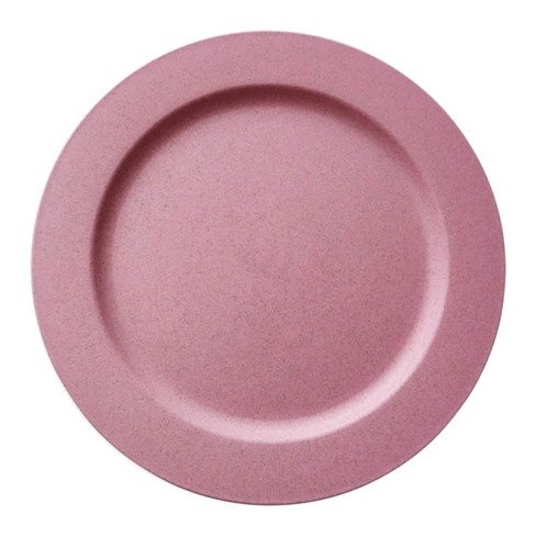 Plastic Plates - Purple Flat Square Buffet Plates