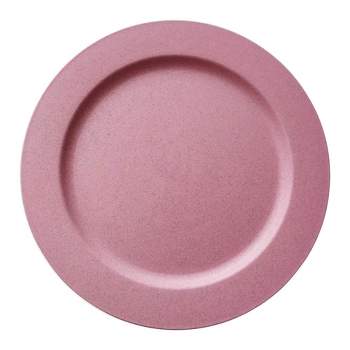 Smarty Had A Party 7.5" Matte Fuchsia Round Disposable Plastic Appetizer/Salad Plates (120 Plates)