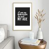 EnvyArt Reason Act My Age Metal Framed Art Print - Deny Designs - 2 of 3