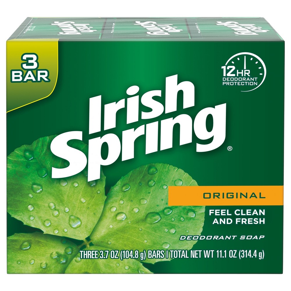 UPC 035000141033 product image for Irish Spring Original Men's Bar Soap - 3.7oz/3pk | upcitemdb.com