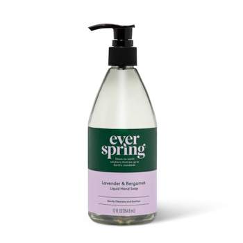 Lavender & Bergamot Liquid Hand Soap - 12 fl oz - Everspring™