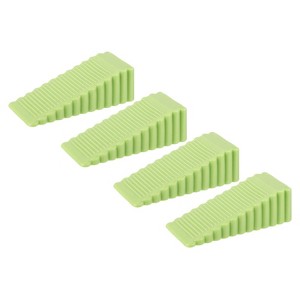 Unique Bargains ABS Anti-Slip Mini Size Wide Applications Door Stop 4 Pcs - 1 of 4
