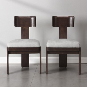 NicBex  Set of 2 Modern Dining Chairs,Upholstered Dinner Chairs with Rubber Wood Legs for Kitchen,Living Room - 1 of 4