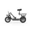 350W Electric Scooter with Seat, LED Display and 3 Speed Modes, 187.2Wh Battery up to 15Miles - 2 of 4
