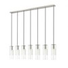 Alton 7-Light Linear Chandelier - Modern Steel Design for Kitchen Island or Dining Table - 2 of 4