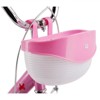 Topteng Girl Children's Bicycle Outdoor Ride-On Bike with Kickstand, Adjustable Seat, and Basket, Pink/Purple - 3 of 4