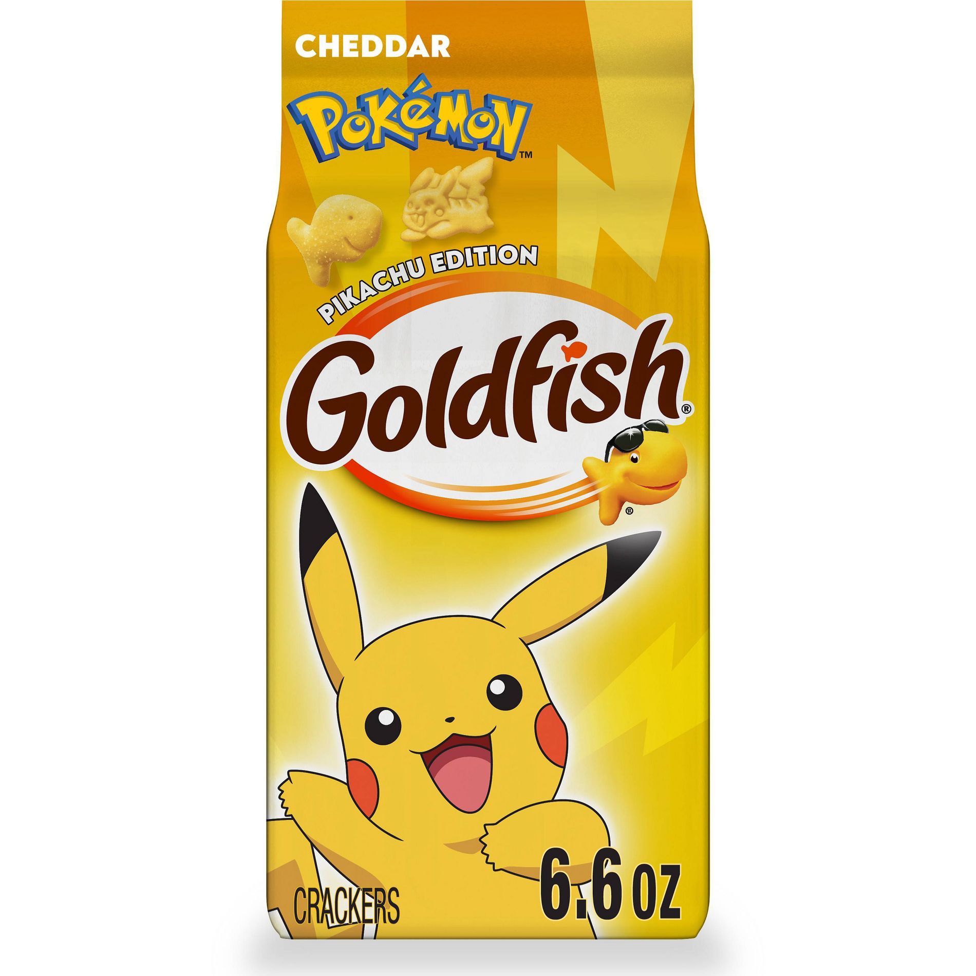 Goldfish Limited Edition Pikachu Cheddar Crackers - 6.6oz