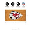 EvergreenNFLKansas City Chiefs Logo Natural Coir 28 x 16 Inches Indoor Outdoor Doormat - 3 of 4