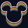 Girl's Disney Mickey Mouse Rainbow Silhouette T-Shirt - 2 of 4