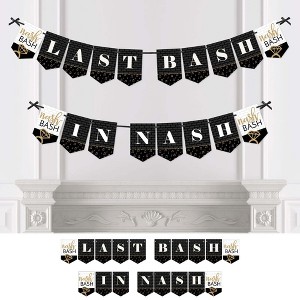 Big Dot of Happiness Nash Bash - Nashville Bachelorette Party Bunting Banner - Party Decorations - Last Bash in Nash - 1 of 4