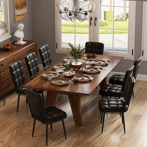 Dining Chairs Set of 2/4/6/8, Upholstered Kitchen Chairs with Thick Cushion for Dining Room - 1 of 4