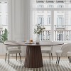 Dovelina 3 Color Options 67in Oval Dining Table for 6 People - 2 of 4