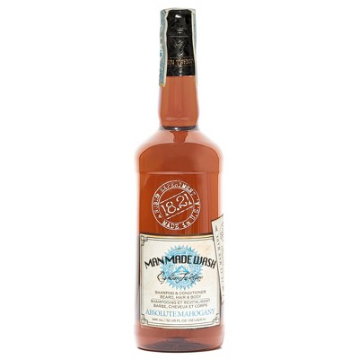 18.21 Man Made Absolute Mahogany Thick Lather 3-in-1 Men's Shampoo, Conditioner + Body Wash, 32 oz