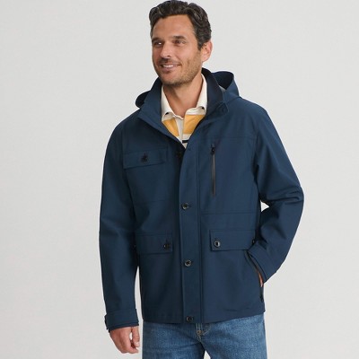 Lands' End Men's Multi Pocket Raincoat