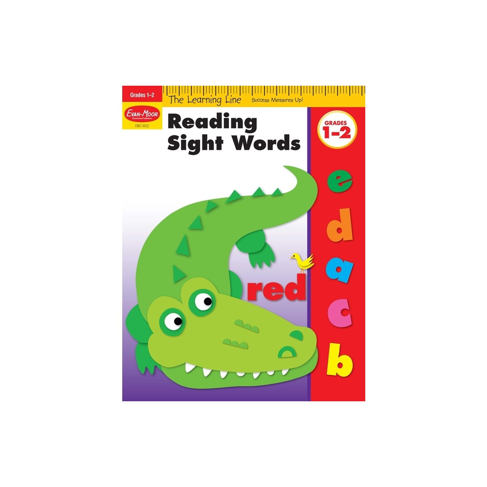 Learning Line: Reading Sight Words, Grade 1 - 2 Workbook - by Evan-Moor Educational Publishers (Paperback)