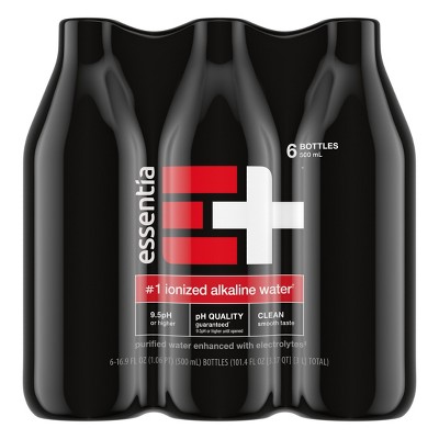 Essentia Ionized Alkaline Water Bottles - 6pk/16.9 fl oz