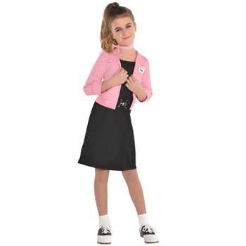 Pink Ladies Leggings Grease 50's Fancy Dress Halloween Child Costume  Accessory - Parties Plus
