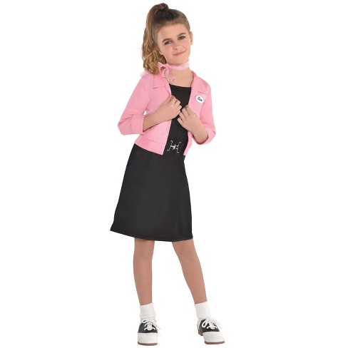 Grease Pink Ladies Jacket Girls' Costume : Target