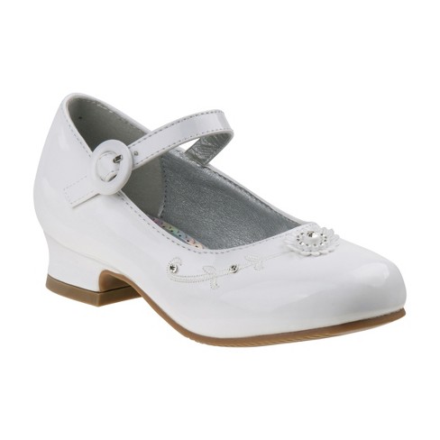 Josmo Little Kids Girls Dress Shoes - White Patent, 3 : Target