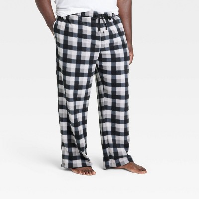 Black and white discount plaid pajama bottoms