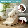 PetSafe Curved Dog Stairs – Foam Ramp for Small Pets, Non-Slip Ladder for Bed & Sofa with Waterproof Cover - 3 of 4