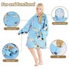 Tirrinia Girls Boys Blanket Hoodie Sweatshirt, Oversized Fleece Pullover, Hooded Fleece Lined Blanket, Christmas Gift for Kids Teens, Youth - 3 of 4