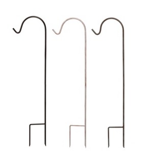 Transpac Small Metal Shepherds Hook Y/S Set of 3 Spring Home Decorations - 1 of 1