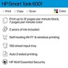 HP Smart Tank 6001 Wireless All-In-One Color Refillable Supertank Printer, Scanner, Copier - White (2H0B9A) - image 2 of 4