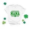 Simply Sage Market Women's Mama Checkered Clover Short Sleeve Graphic Tee - 3 of 4