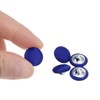 Unique Bargains Blouses Sweater Round Aluminum Cotton Fabric Cloth Covered Buttons 10 Pcs - 4 of 4
