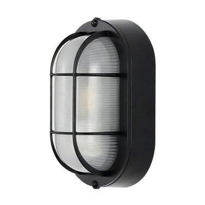 Elora Black Metal Outdoor Wall Sconce Set of 2