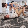 SKRAN Abstract Non-Shedding Area Rug, Stylish and Stain Resistant Area Rug Pet-Friendly for Living Room, Bedroom, Dining, Home Office(Brown, 5X7) - 2 of 4